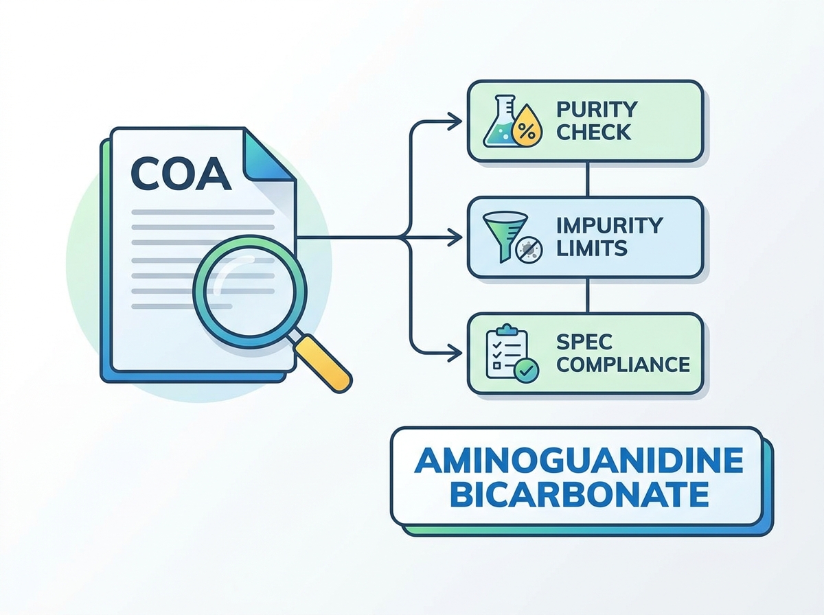 아미노구아니딘 중탄산염 COA 평가