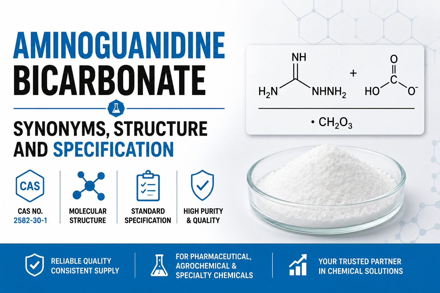 Aminoguanidine Bicarbonate 동의어, 구조 및 사양